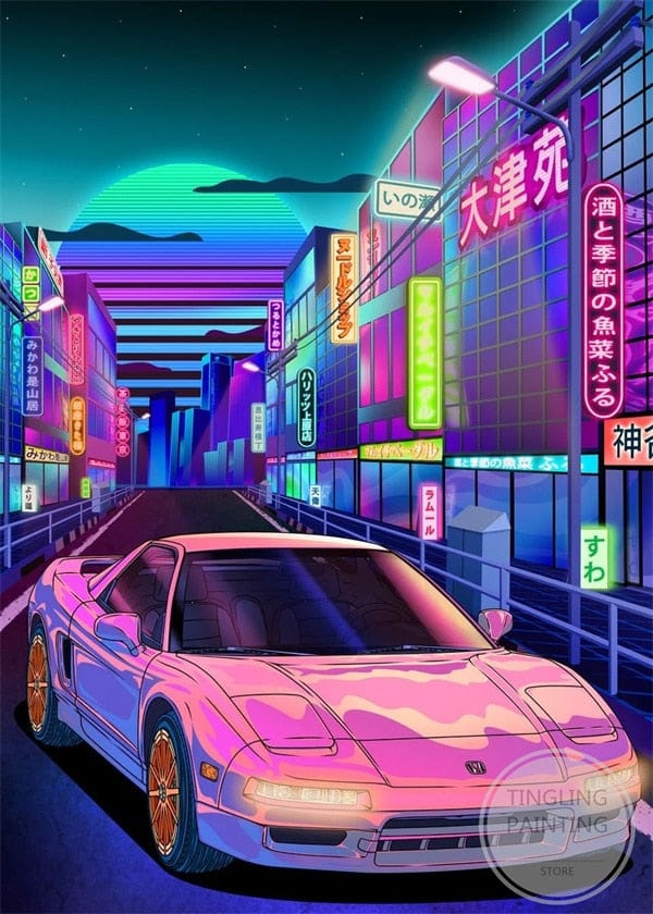 Customz Central NSX Car Sci-Fi Metal Posters