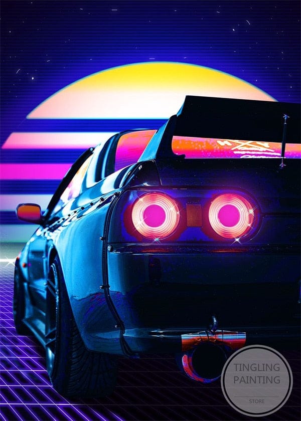 Customz Central R32 rear Car Sci-Fi Metal Posters