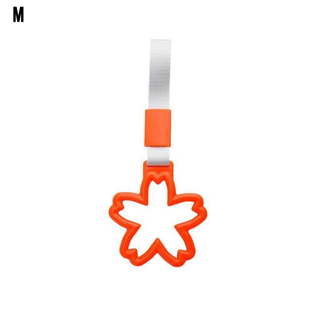 Customz Central Orange Flower with White Strap Charm Attachment