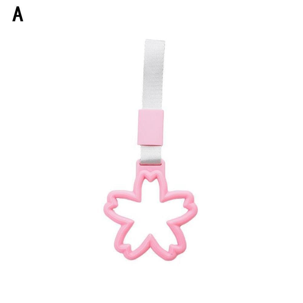 Customz Central Pink Flower with White Strap Charm Attachment