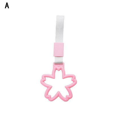 Customz Central Pink Flower with White Strap Charm Attachment
