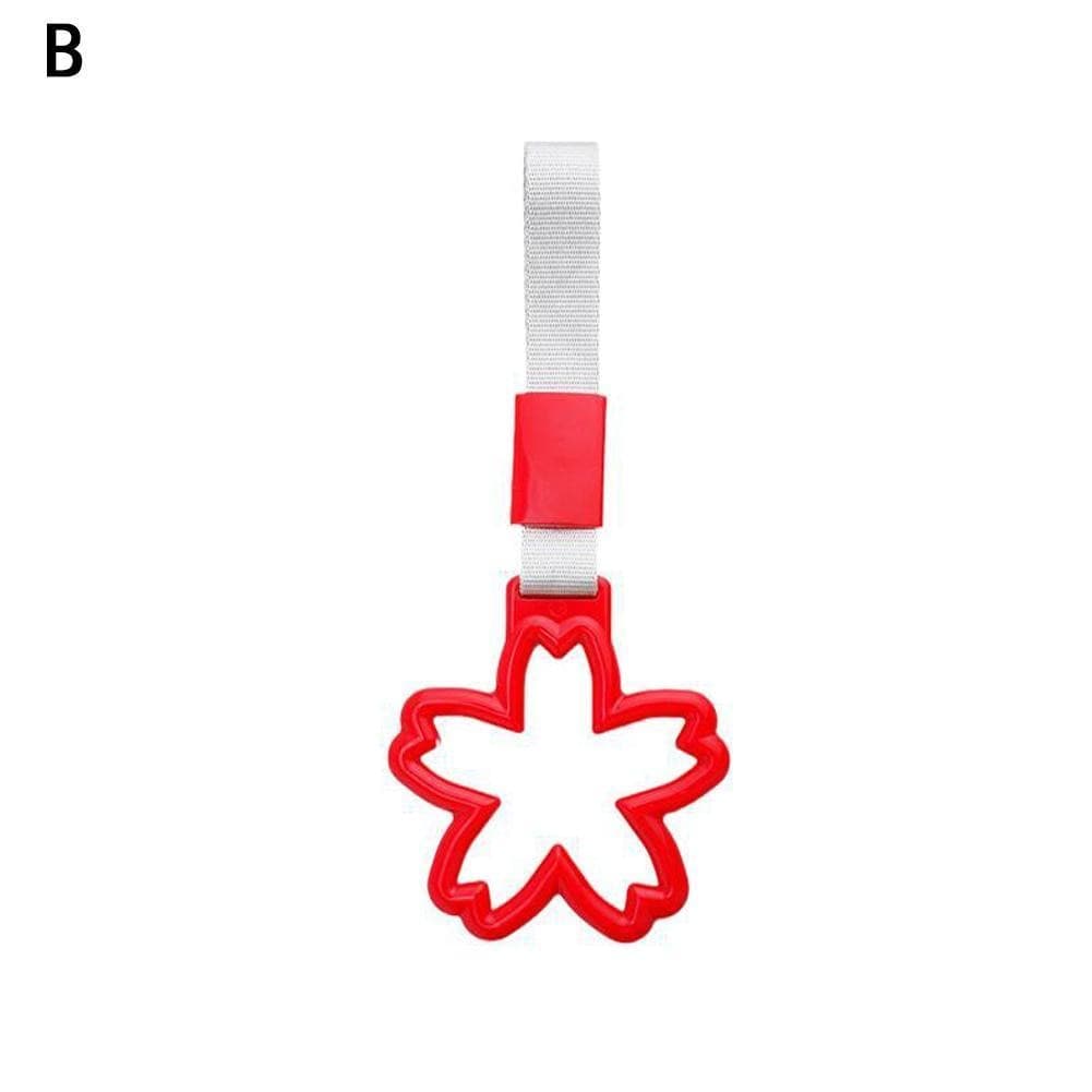 Customz Central Red Flower with White Strap Charm Attachment