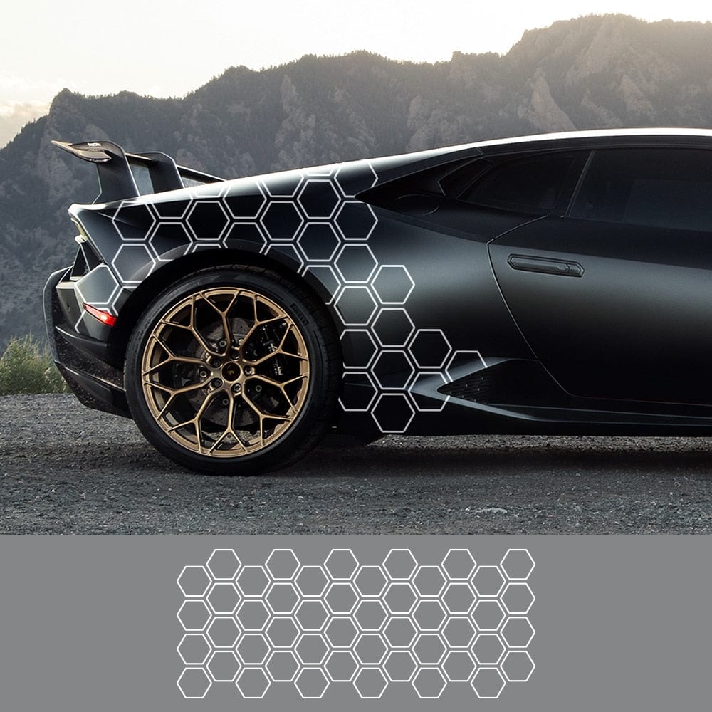 Customz Central Honeycomb Style Decal