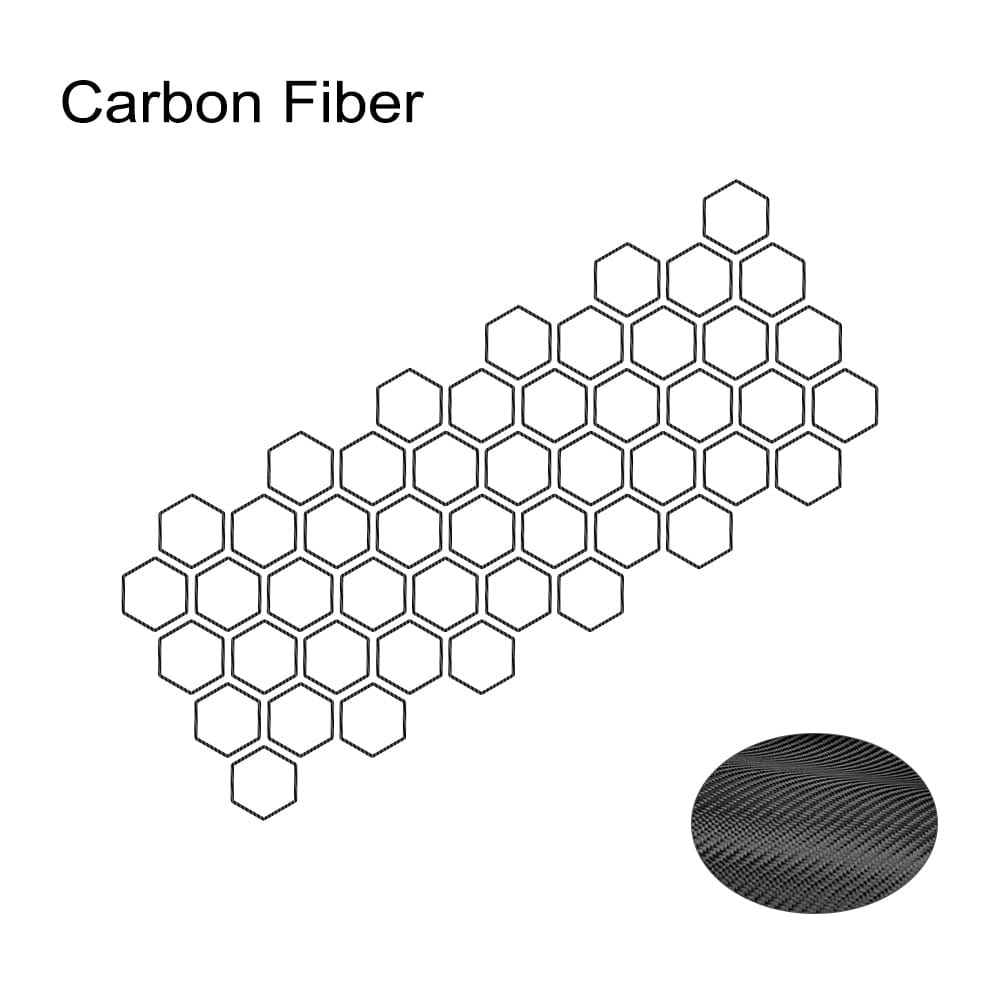 Customz Central Carbon Fiber Honeycomb Style Decal