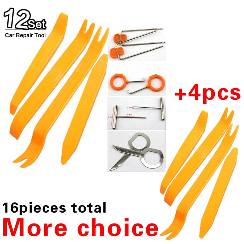 Customz Central Bagged 16pcs Interior Disassembly Tools