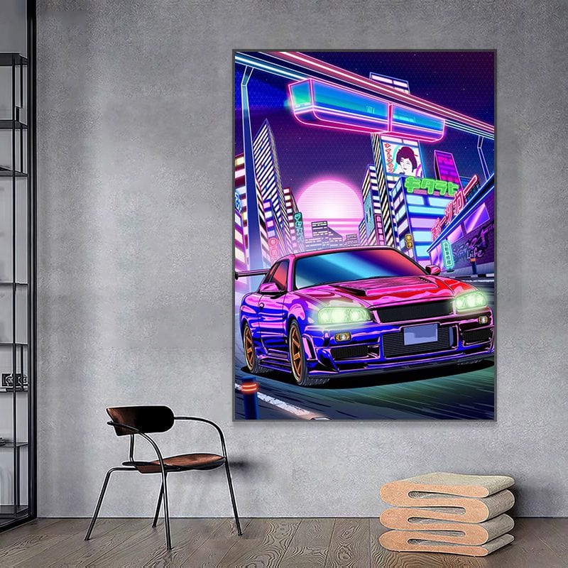 Customz Central JDM Car Poster