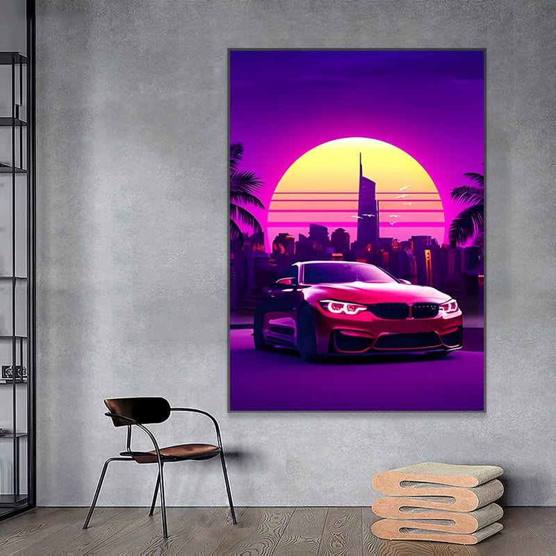 Customz Central BMW / A4 JDM Car Poster