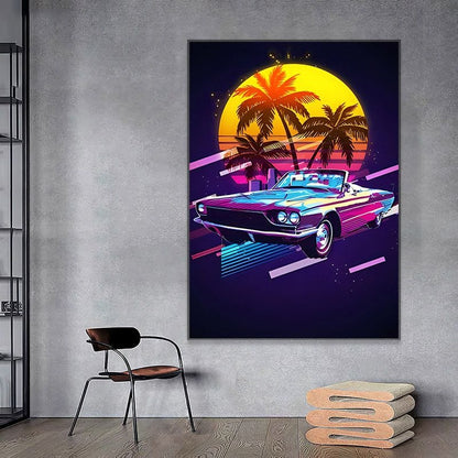 Customz Central Miami / A4 JDM Car Poster