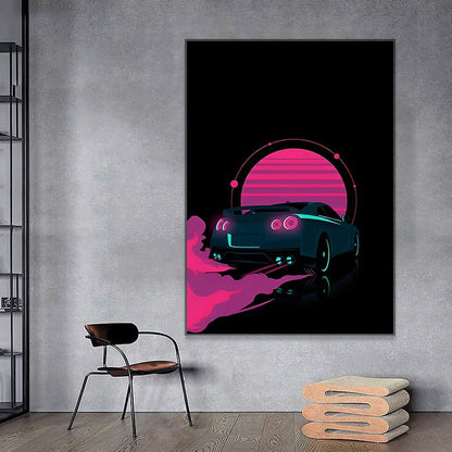 Customz Central R35 GTR / A4 JDM Car Poster