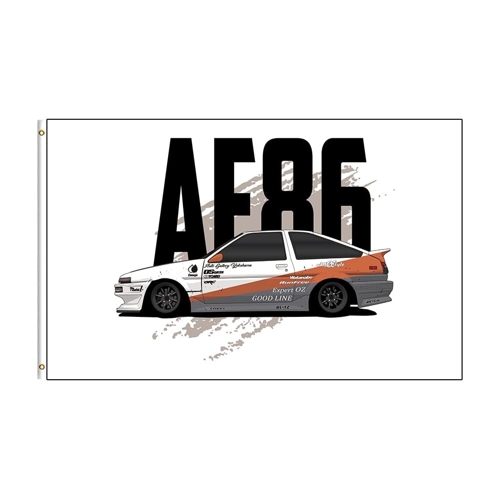 Customz Central E / 60 x 90cm JDM Racing Car Flag