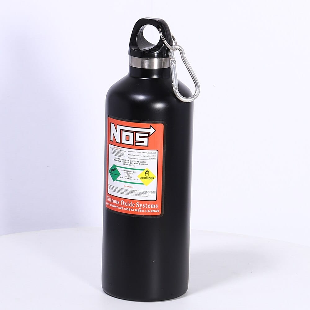 Customz Central Black NOS Nitrogen Water Bottle