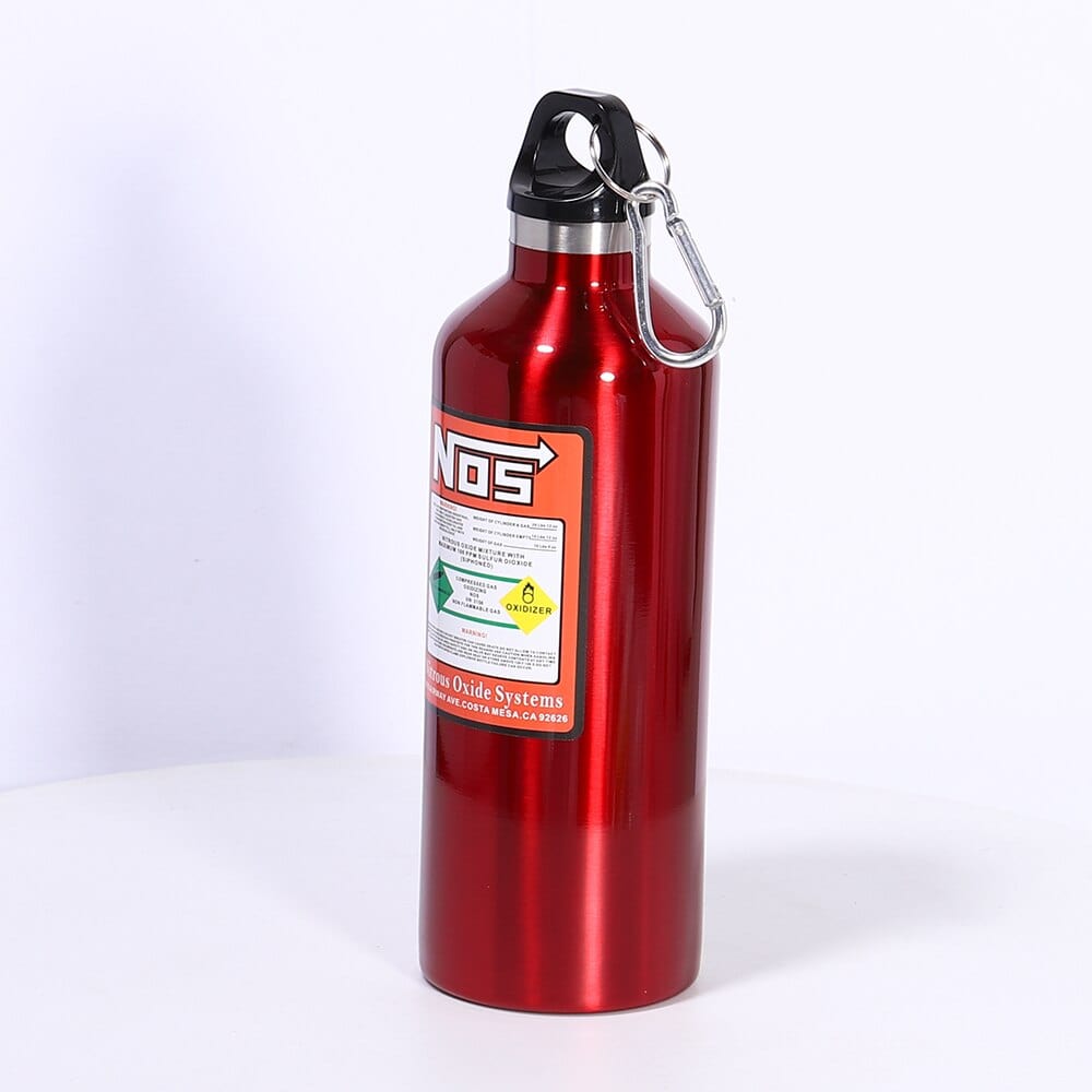 Customz Central Red NOS Nitrogen Water Bottle