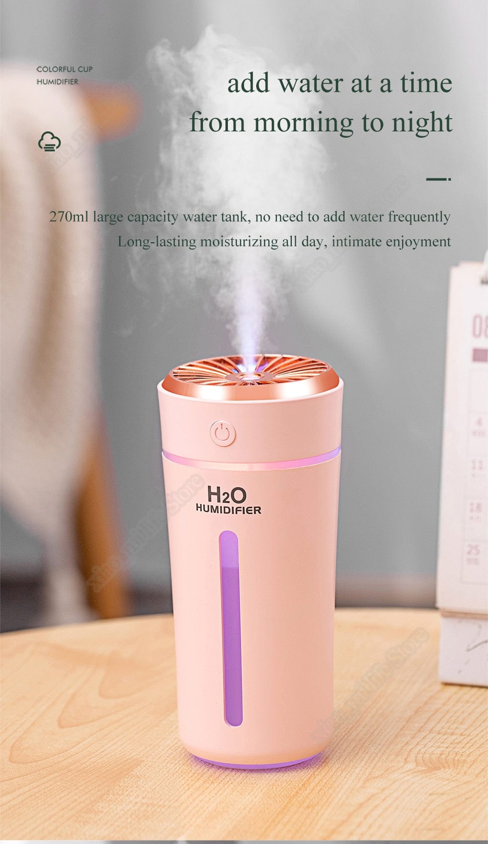 Customz Central Portable Mini Air Humidifier