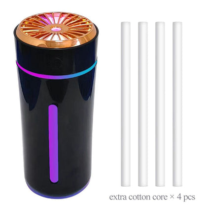 Customz Central Black / Plug-in model / 4pcs Portable Mini Air Humidifier