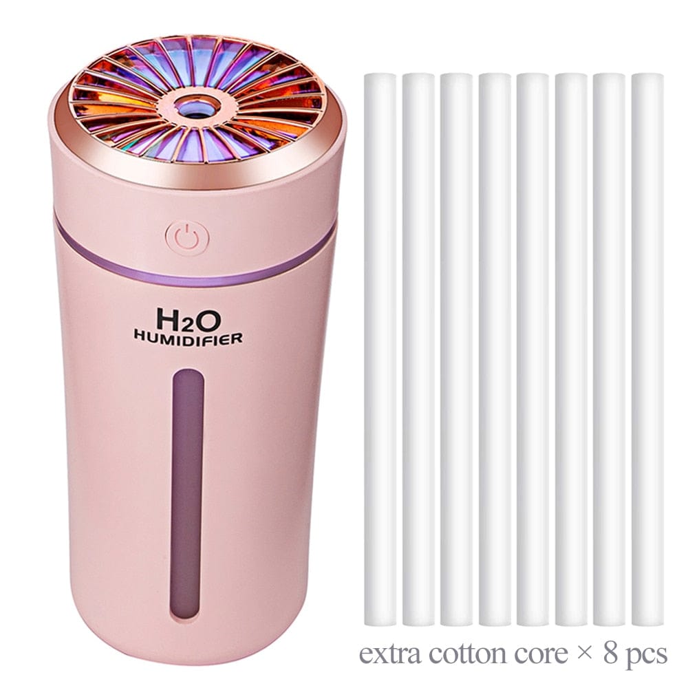 Customz Central Pink / Plug-in model / 8pcs Portable Mini Air Humidifier