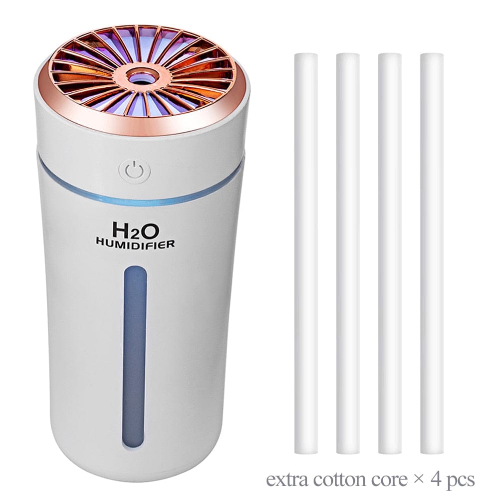 Customz Central White / Plug-in model / 4pcs Portable Mini Air Humidifier