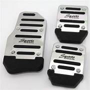 Customz Central Silver Sport Pedal Covers