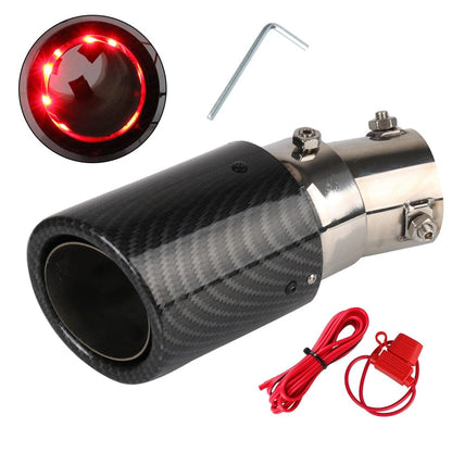 Customz Central 0 Red / Diagonal Universal LED Exhaust