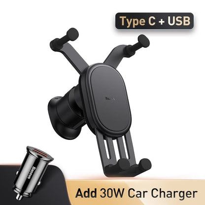 Customz Central Type C + USB Charger Wireless Phone Charger and Holder